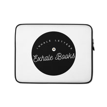 Load image into Gallery viewer, Inhale Letters Exhale Books Laptop Sleeve
