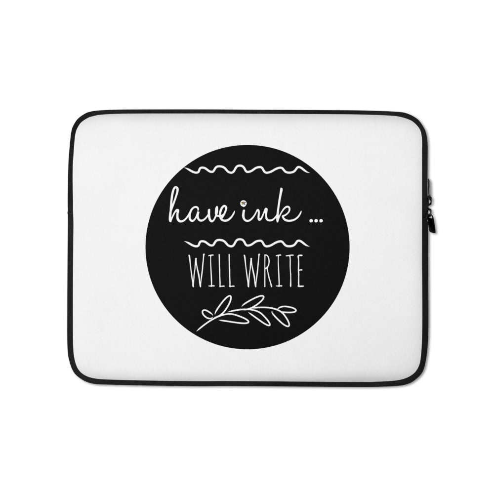 Have Ink Will Write Laptop Sleeve