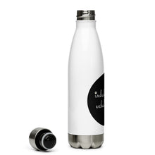 Load image into Gallery viewer, Inhale Letters Exhale Books Stainless Steel Water Bottle
