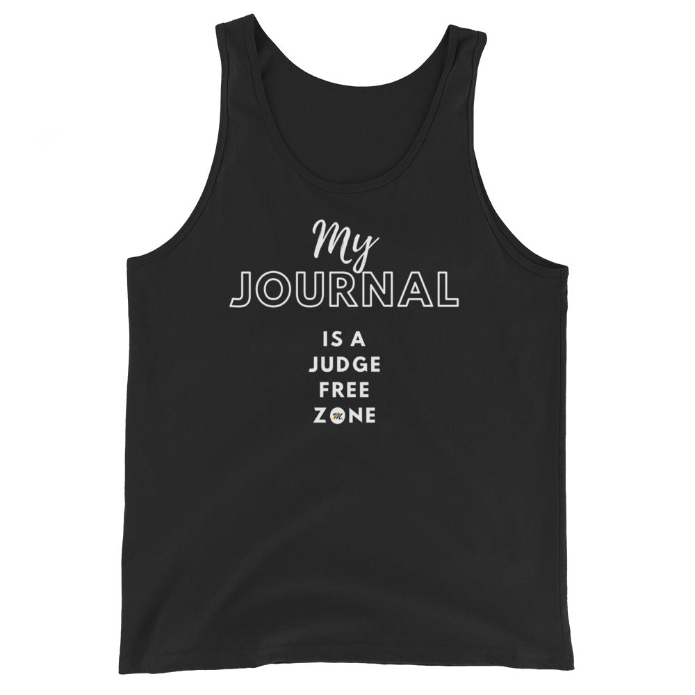 My Journal is a Judge Free Zone Unisex Tank Top